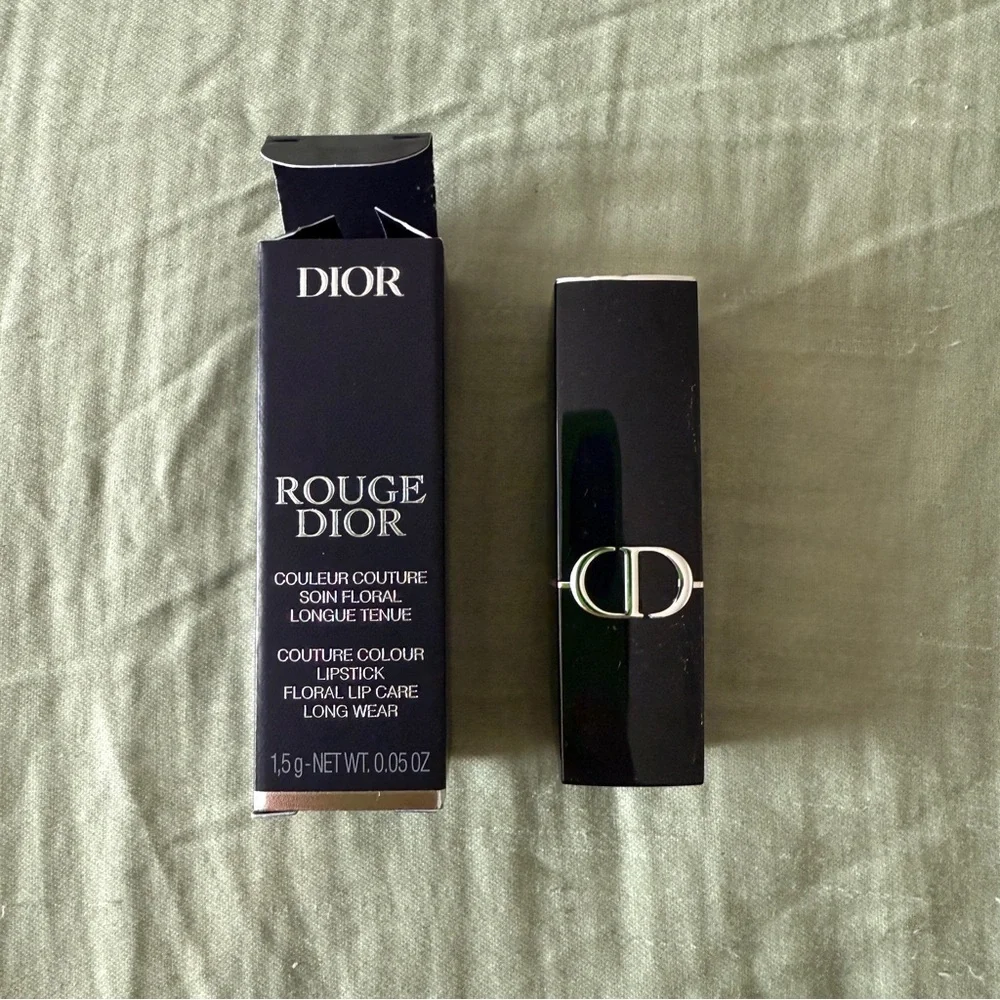 Dior Rouge Dior Lipstick in 999 Satin Bright Red Mini Size 1.5g / 0.05oz